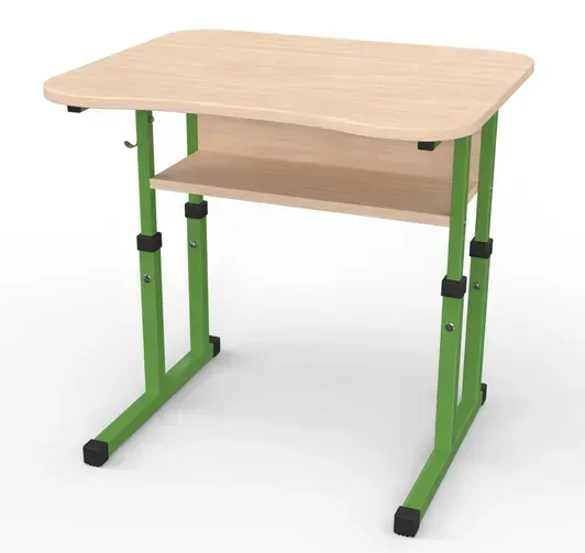 Стіл учнівський одномісний № 3-6 /600х500 МФ Вересень